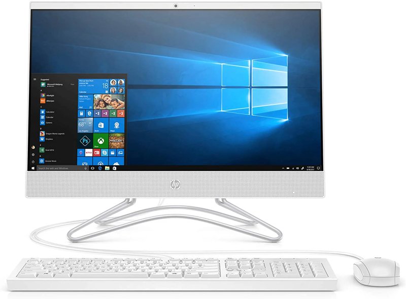 HP 27-dp0188qe All In One PC 10th Gen Intel Core i7-10510U @1.8GHz 16GB RAM 1TB HDD Plus 256GB SSD 27" FHD IPS Anti-Glare Touch Screen Display Bluetooth Webcam WiFi Intel UHD Graphics Windows 10 Home 1 Year Warranty