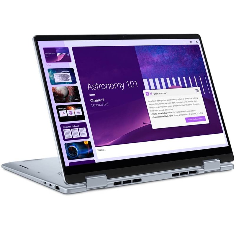 Dell 14 Plus  2-in-1 AI Laptop Intel Core Ultra 7 256V 16GB RAM 1TB M.2 PCIe NVMe SSD 14" Touchscreen 2K Full HD+ Display Intel Arc Graphics Intel AI Boost Windows 11 Home 1 Year Warranty