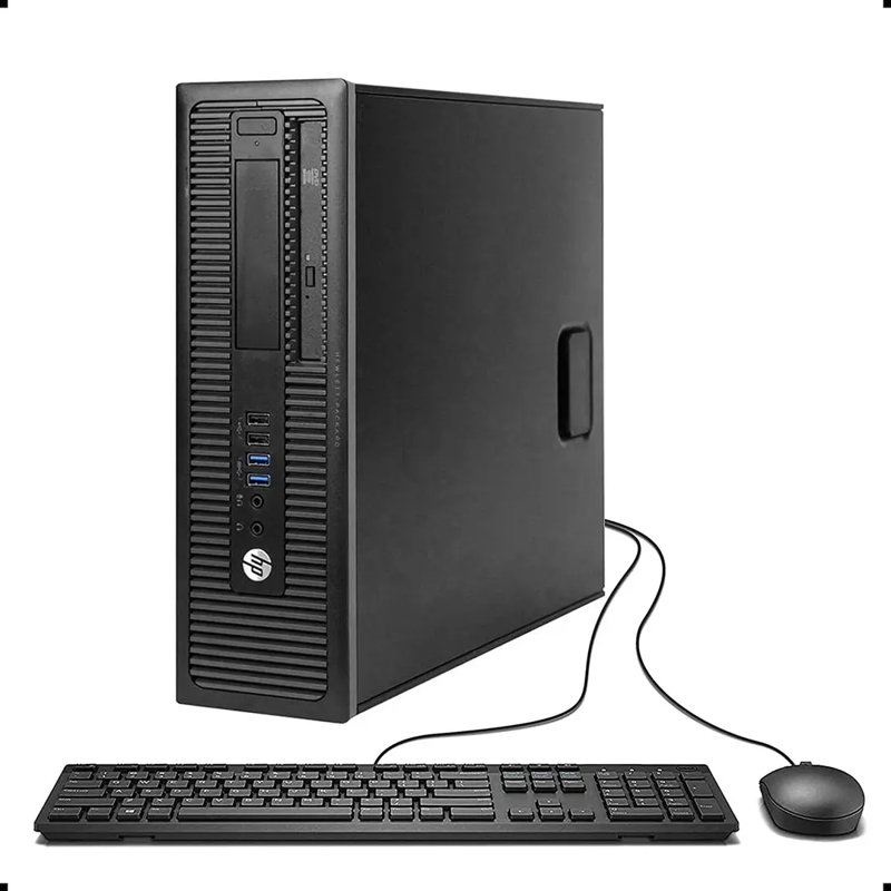 HP EliteDesk 800 G1 SFF Premium Business Computer PC 4th Generation Core i7-4770 4GB RAM 500GB HDD CPU Only Keyboard Plus Mouse 1 Year Warranty