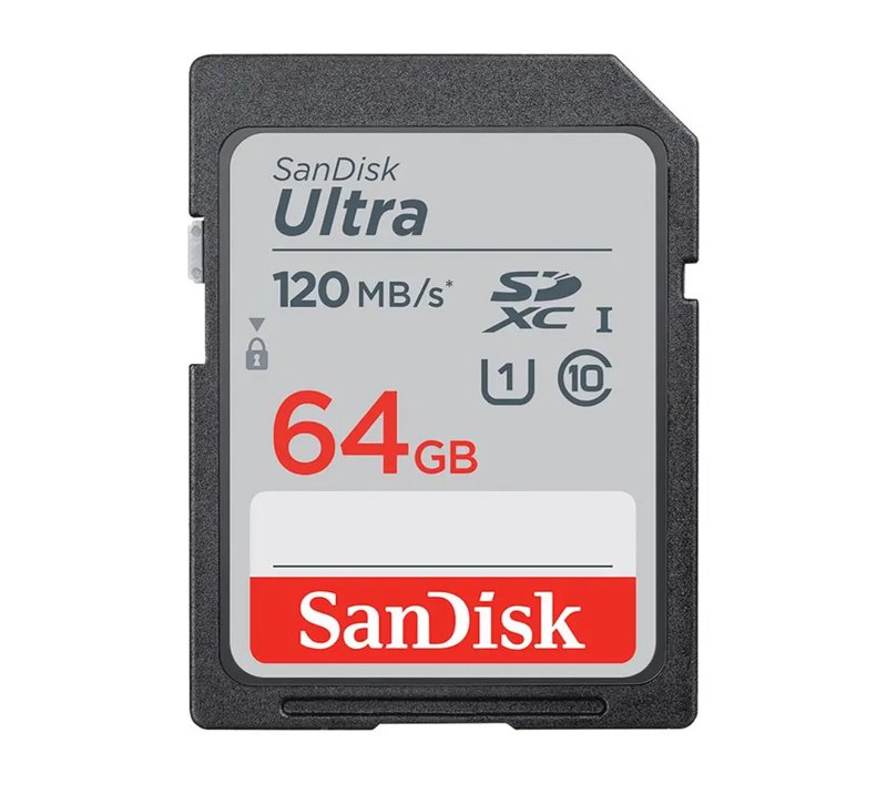 SanDisk 64GB Ultra UHS-I SDHC Memory Card Class 10 For Camera