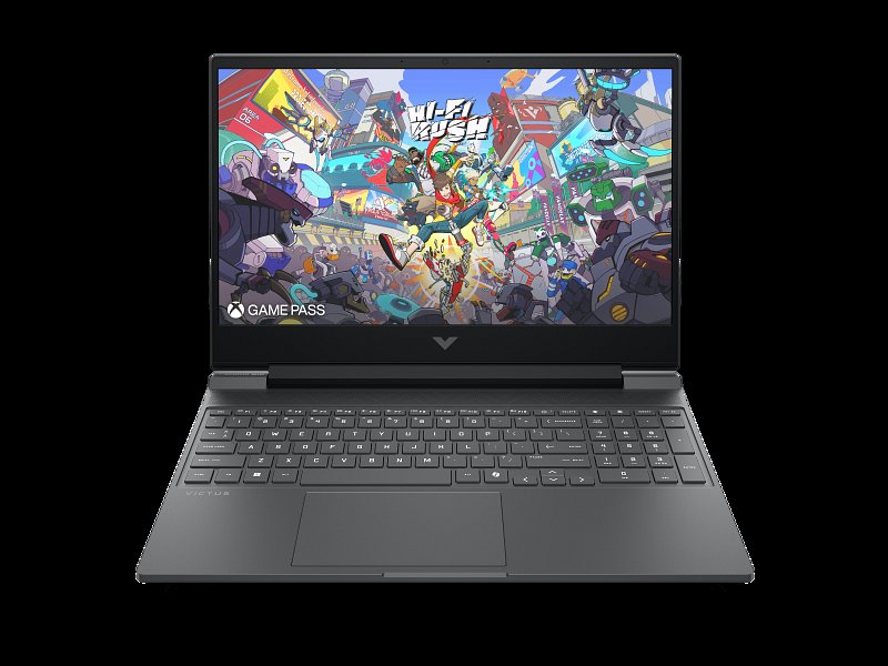 HP Victus Gaming Laptop 15-fa2024nia Intel Core i7-13700H 16GB RAM 512GB SSD 15.6" FHD 144Hz IPS Display 6GB Nvidia GeForce RTX 4060 HP True Vision 1080p FHD Webcam Windows 11 Home 1 Year Manufacturer Warranty