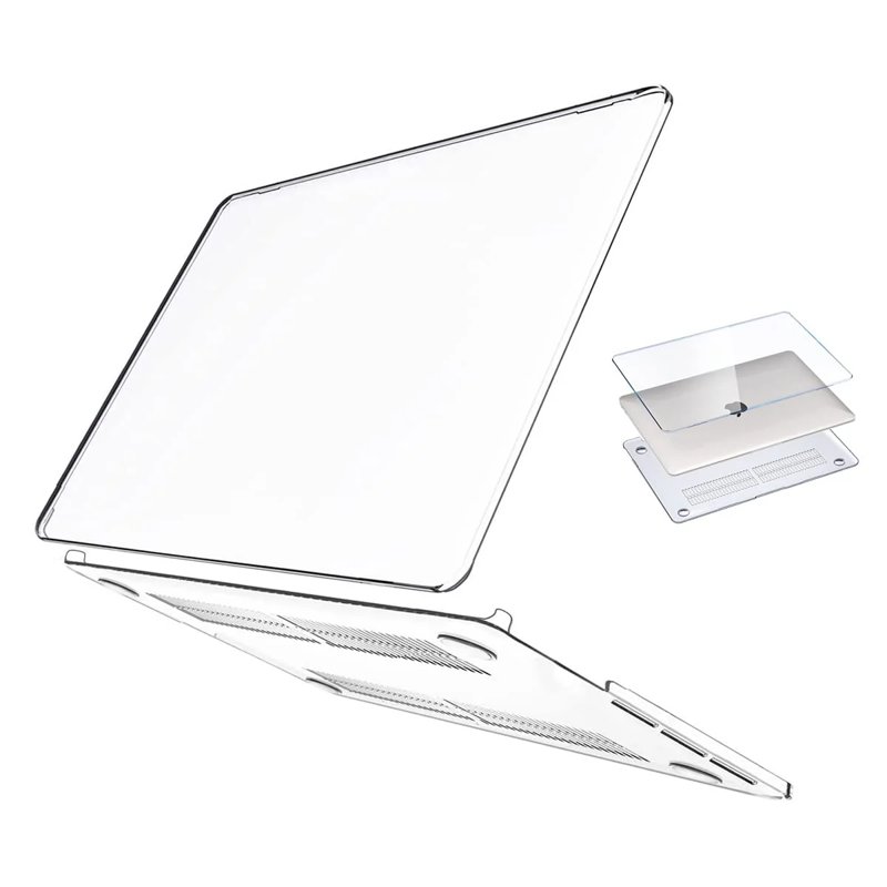 Sturdy Protective Hard Shell Case Cover Compatible for MacBook Air 13.6 inch Case M4 M3 M2 2025 2024-2022 Release Model A3240 A3113 A2681