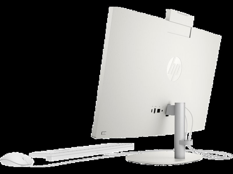 HP All-in-One 24-cr0009l PC (AV8L0PA) 13th Gen Intel Core i7-1355U 16GB DDR4 3200 SODIMM RAM 512GB PCIe NVMe M.2 SSD 23.8"FHD IPS Non-Touch Display Intel Iris Xᵉ Graphics HP True Vision 720p HD Tilt Privacy Camera HP 125 USB White Wired Mouse