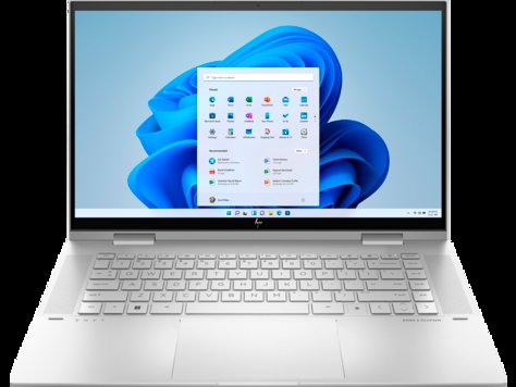 HP Envy 15-es2501dx x360 Convertible 12th Gen Intel Core i7-1260P 16GB DDR4-3200 MHz RAM 512GB PCIe NVMe TLC M.2 SSD 15.6" FHD Touch Display Intel Iris X Graphics HP Wide Vision 720p HD Camera With Camera Shutter Full-size Backlit Keyboard Windows 11