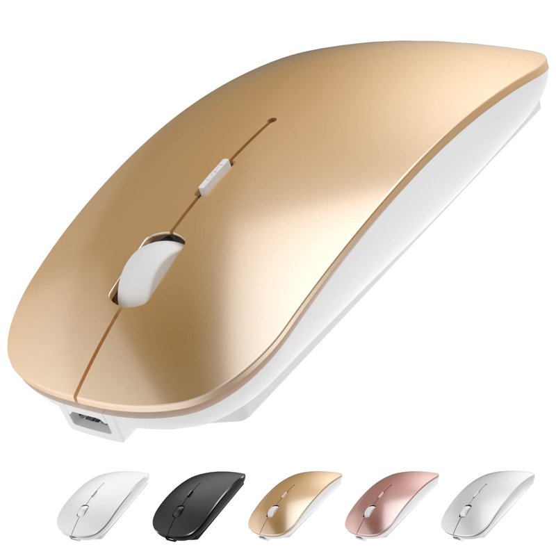 Slim Rechargeable Mouse Silent Click
