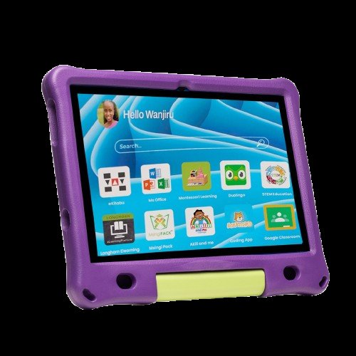 ElimuTab ET03 Pro 32GB ROM 2GB RAM 10.1" IPS LCD Display Android 12 5MP + 8MP Camera 5000MAh Battery Kids Tablet With Puffed Case