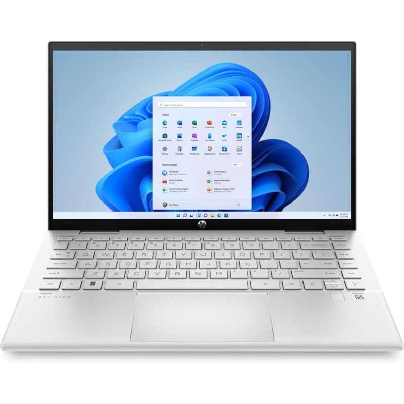 HP Pavilion 14 X360 Convertible 14-dy2050wm 12th Gen Intel Core i5-1235U 14" FHD Touchscreen Display 8GB DDR4 SDRAM 256GB SSD Audio by Bang & Olufsen Windows 11 Silver 1 Year Warranty