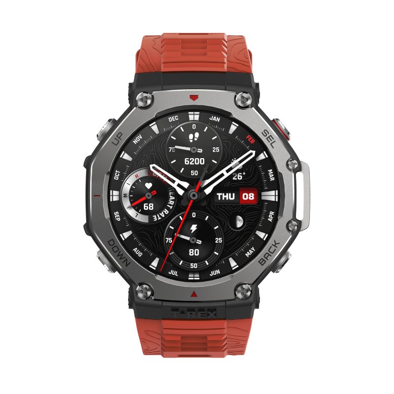Amazfit T-Rex 3 1.5" AMOLED Display Adventure and Fitness Tracking Wireless Bluetooth Smartwatch