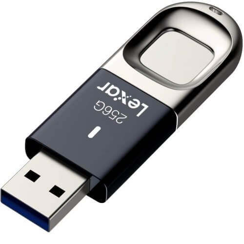 Lexar 256GB Fingerprint F35 USB 3.0 Flash Drive