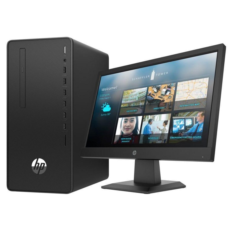 HP 290 G4 Microtower Intel Core i7 4GB RAM 1000GB(1TB) HDD Intel UHD Graphics 630 DVDrw Wifi Free Dos Keyboard Mouse Plus 18.5" Monitor 1 Year Warranty