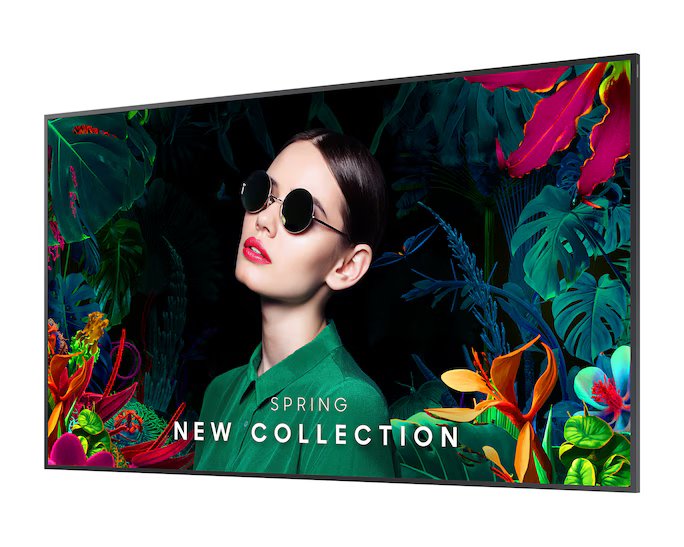 Samsung 43" Crystal 4K Ultra High Definition Signage QMC Ultra-Slim Commercial Digital Signage Display LH43QMCEPGCXUE