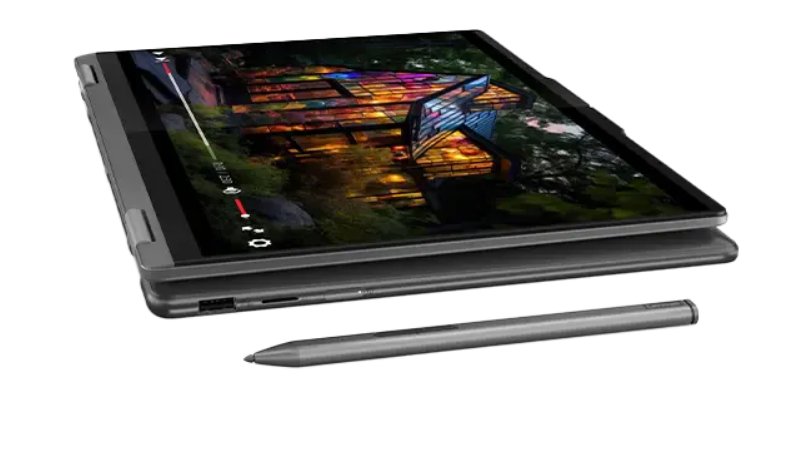 Lenovo Yoga 7 2-in-1 14IML9 Intel Core Ultra 7 155U Processor 14″ WUXGA IPS LCD Touchscreen 16GB LPDDR5x RAM 1TB PCIe SSD Gen 4 Dolby Atmos Audio 1080p FHD IR RGB with Privacy Shutter Windows 11 Storm Grey