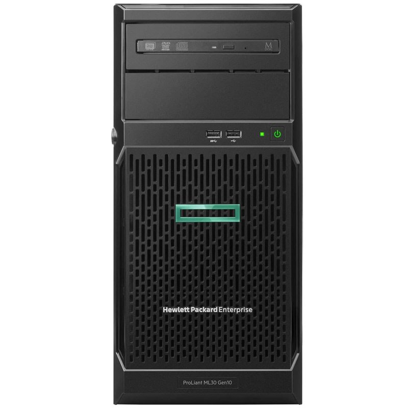 HPE ProLiant ML30 Gen10 Plus E‑2314 2.8GHz 4‑core 1P 16GB‑U 4LFF‑NHP 350W PS Server 3yr Next Business Day Warranty