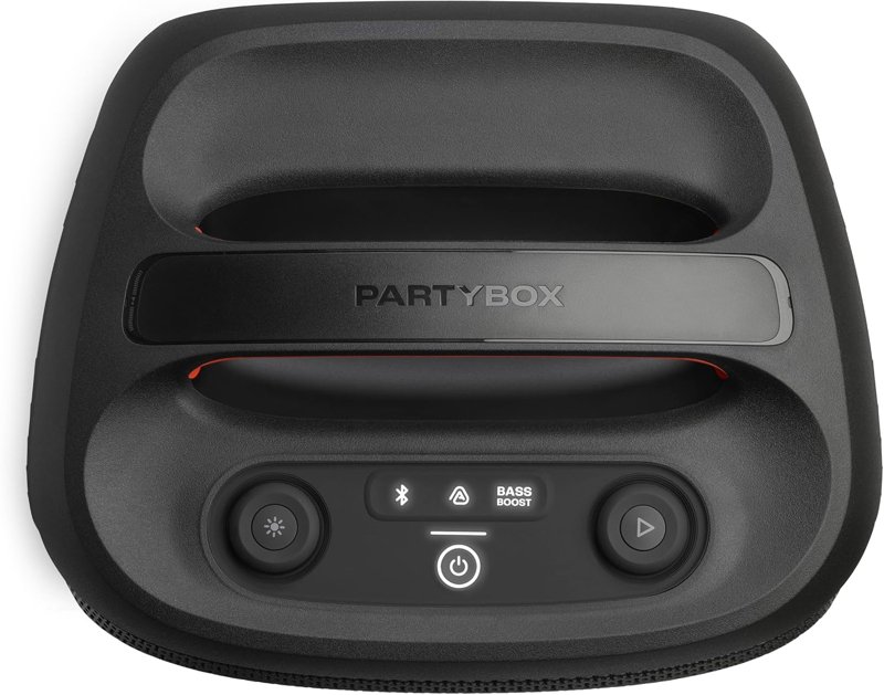 JBL PartyBox Encore Essential 2 Portable Battery Powered Party Speaker with AI Sound Boost Up to 15 Hours Play time IPX4 Splash Proof