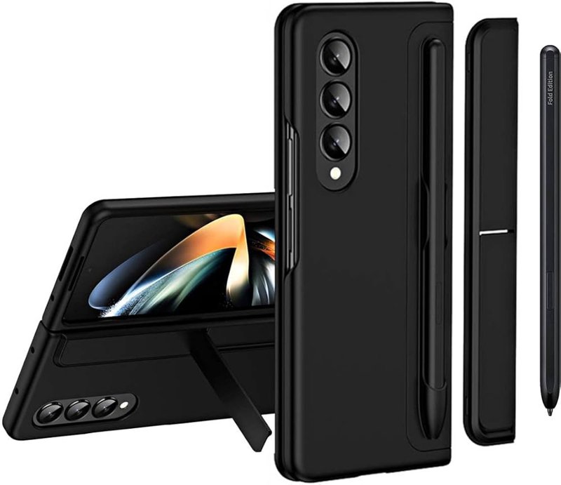  Samsung Galaxy Z Fold4 Standing Cover Case with S Pen Holder