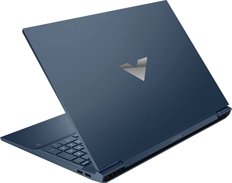 HP Victus 16-d0224TX Gaming Laptop 11th Gen Intel Core i5-11400H 16GB RAM 512GB PCIe NVMe TLC M.2 SSD 16.1" FHD Display 4GB GDDR6 NVIDIA GeForce RTX 3050 Ti Laptop GPU Audio by B&O HP Wide Vision 720p HD Camera Windows 11 Home Steel Blue 1 Year Dealership Warranty