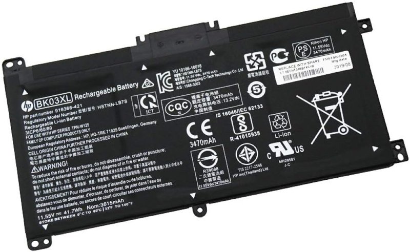 HP BK03XL Battery for HP Pavilion X360 14M-BA000 14m-ba011dx