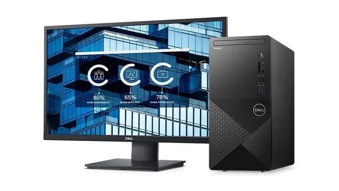 Dell Vostro 3888 10th Gen Intel Core i3-10100 4GB RAM 1TB HDD 18.5" Intel UHD Graphics 630 Windows 10 Pro 1 Year Warranty