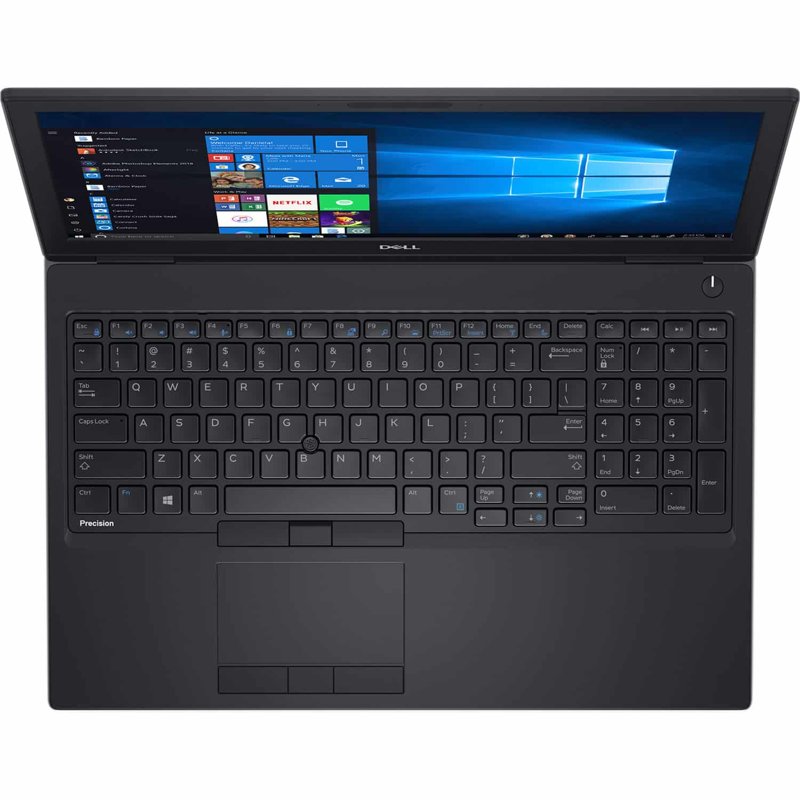 Dell Precision 7530 Intel Core i7 8th Gen 32GB RAM Upgradable To 128GB SSD( 4 slots) 512GB SSD Upgradable To 6TB SSD(3 Slots) 15.6" FHD WVA Display + 4GB GDDR5 Radeon Pro WX
