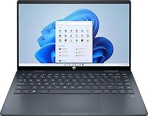 HP Pavilion 14-ek0013dx x360 Convertible 12th Gen Intel Core i3-1215U 8GB RAM 256GB SSD 14" FHD Touch-enabled Display Intel UHD Graphics Wide Vision 720p HD Camera Audio by B&O Windows 11 Home 1 Year Dealership Warranty