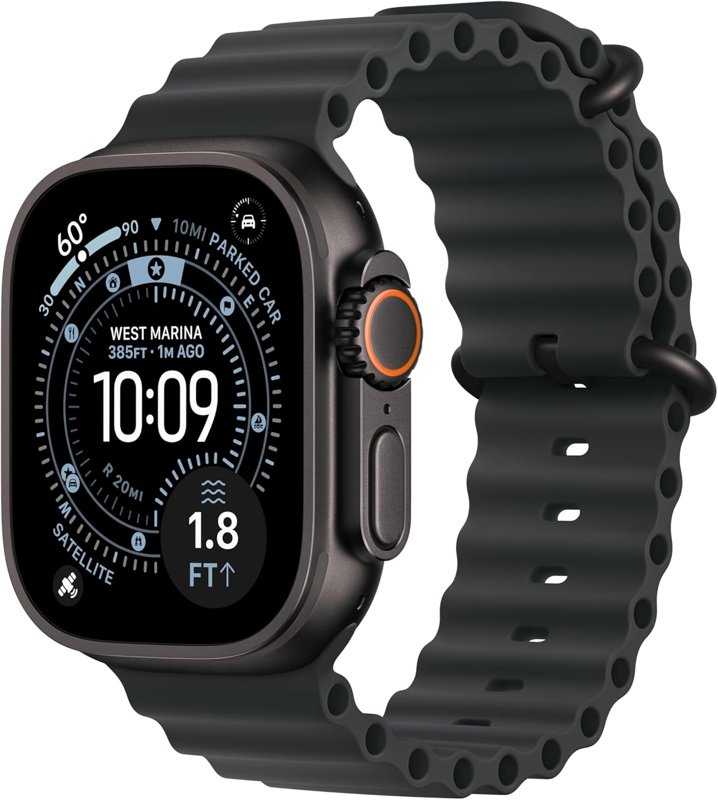 Apple Watch Ultra 3 [GPS + Cellular 49mm] Running & Multisport Smartwatch w/Rugged Titanium Case Advanced Health & Fitness Tracking