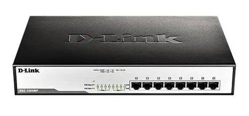 D-Link 8?Port Desktop Gigabit Max PoE Switch DGS 1008MP