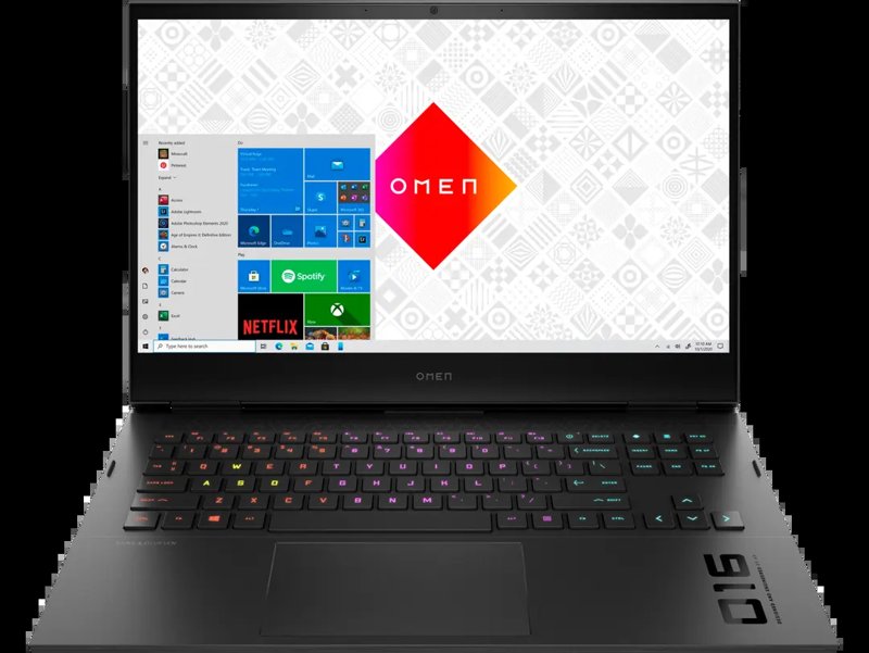 HP OMEN Gaming Laptop PC 16-k0023dx 12th Gen Intel Core i7-12700H 16.1" Quad HD 144Hz Display 16GB DDR5 RAM 1TB PCIe Gen4 NVMe M.2 SSD 6GB GDDR6 NVIDIA GeForce RTX 3060 Laptop GPU Windows 11 Home 1 Year Dealership Warranty
