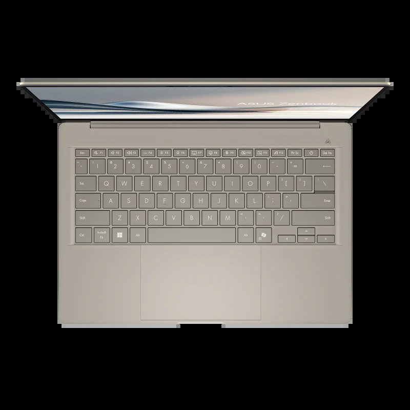 ASUS Zenbook A14 OLED (UX3407QA-QD311W) Qualcomm Snapdragon X Elite X1E-78-100 16GB RAM 512GB M.2 NVMe PCIe 4.0 SSD 14" WUXGA OLED Display  FHD camera Windows 11 Home English Keyboard Iceland Gray 1 Year Manufacturer Warranty