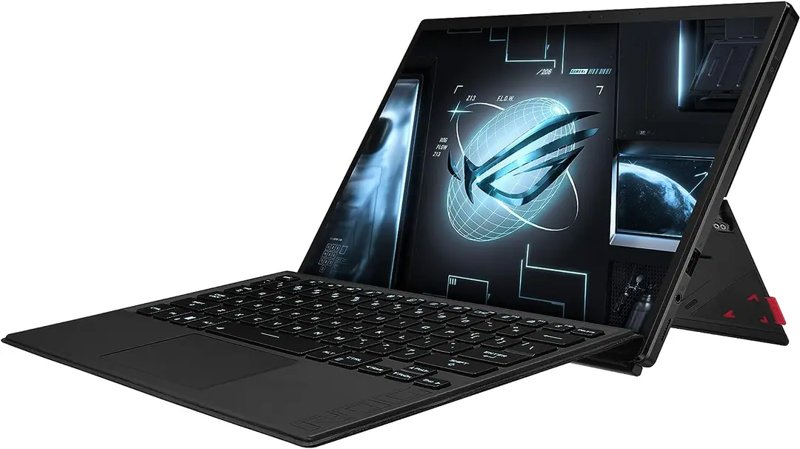 ASUS ROG Flow Z13 GZ301ZC-LD027W Intel Core i7 12700H 13.4" FHD+ 120Hz Touch Screen 16GB LPDDR5 RAM 512GB PCIe 4.0 NVMe M.2 SSD 4GB GDDR6 NVIDIA GeForce RTX 3050 Graphics Windows 11 Home 720P HD Camera Fingerprint Reader Backlit Chiclet Keyboard 1-Zone RGB Aura Sync Black 1 Year Warranty