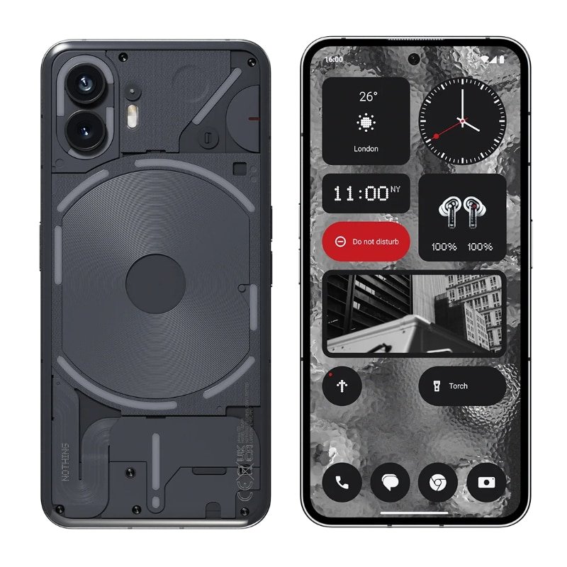 Nothing Phone 2 256GB ROM 12GB RAM 6.7" LTPO OLED 120Hz HDR10+ Always On Display Android 13 Nothing OS 50MP Dual Camera 45W 4700mAh Li-Ion Battery