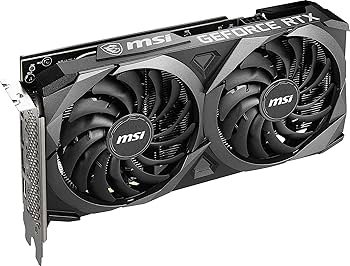 MSI GeForce RTX 3060 12GB GDDR6 Memory Ventus 2X 12G OC Graphics Card