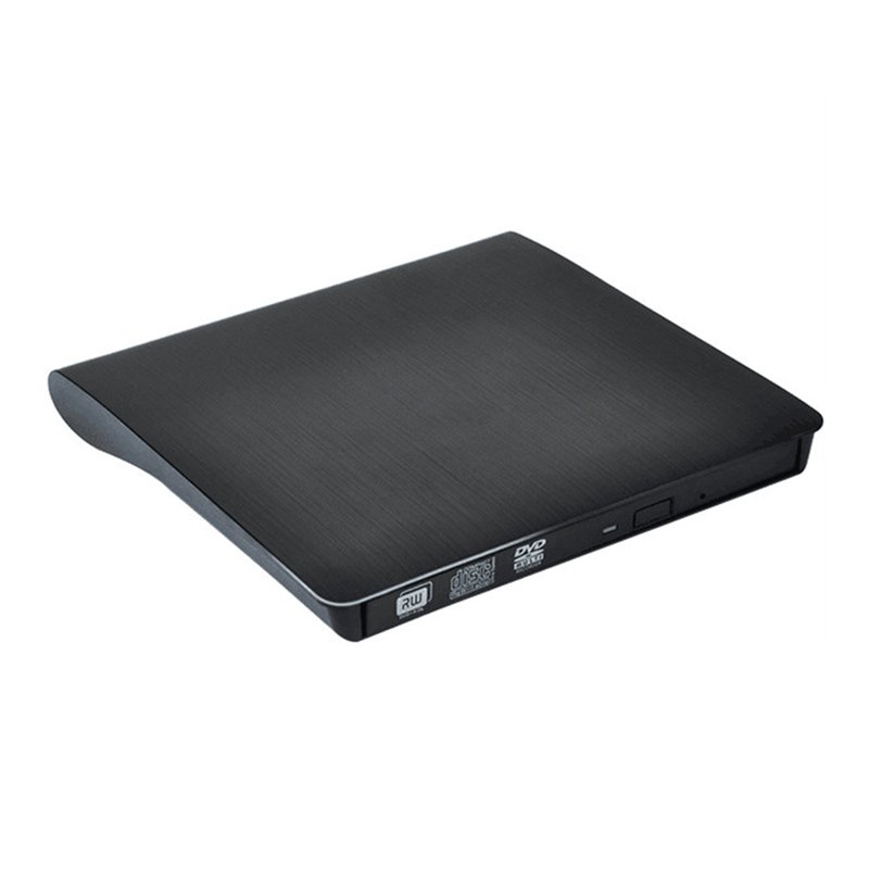 Pop-up Mobile Portable External 8X DVD RW CD Player Burner USB 3.0 Type A and Type-C 2-in-1 Optical Drive