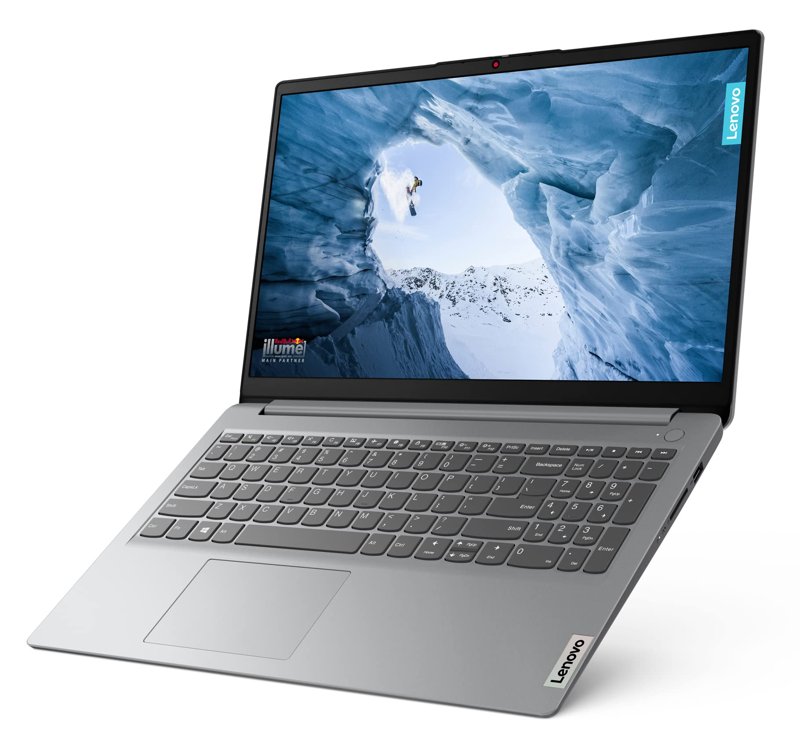 Lenovo IdeaPad 1 14IAU7 12th Gen Intel Core i5-1235U 8GB DDR4 RAM 512GB M.2 SSD 14" HD Intel Iris Xe Graphics HD 720P With Privacy Shutter High Definition (HD) Audio Cloud FreeDOS Grey 1 Year Warranty