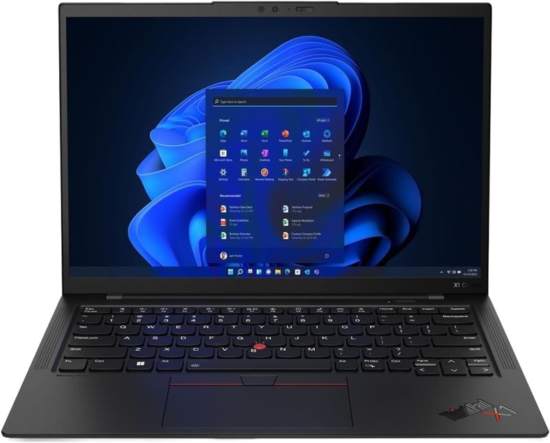 Lenovo ThinkPad X1 Carbon Gen 11 Intel Core i7-1355U 16GB LPDDR5 6400MHz RAM 512GB PCIe NVMe SSD Gen 4 14.0" IPS Display Integrated Intel Iris Xe Graphics Dolby Atmos Windows 11 Pro