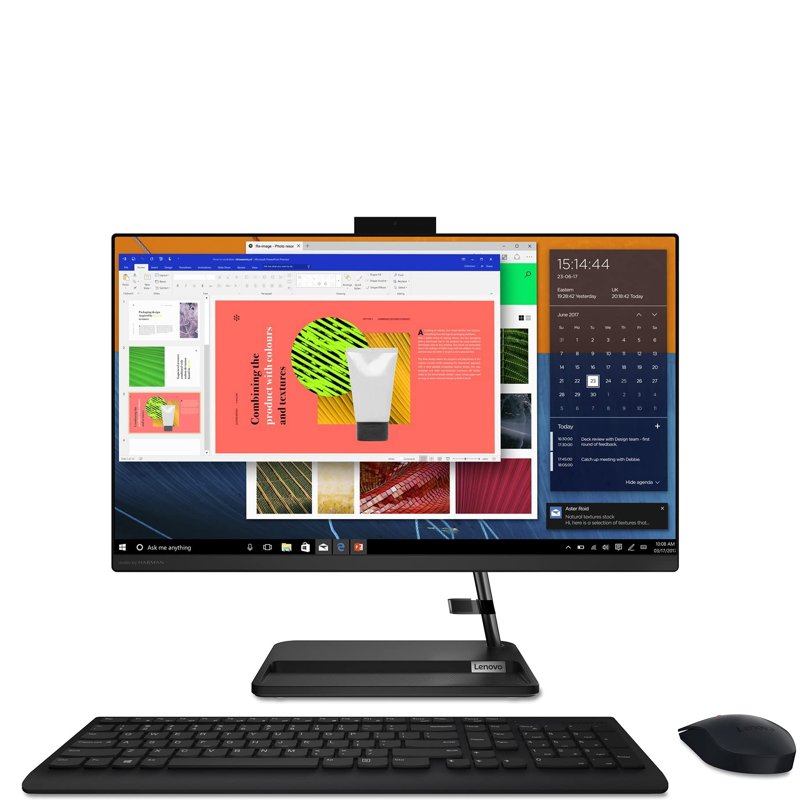 Lenovo IdeaCentre AIO 3 22ITL6 Intel Core i3 1115G4 11th Gen 8GB DDR4 3200 RAM 1TB HDD No OS 21.5" Black All in One Desktop