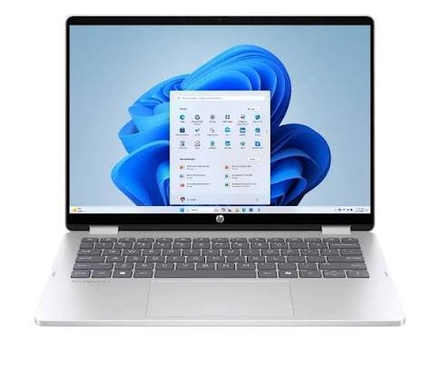 HP OmniBook 5 Flip 14-FP00053nw 2-in-1 Intel Core 7 150U 16GB RAM 512GB SSD 14" 2K Touchscreen IPS LED Display Intel Arc Graphics HP 5mp IR Camera Poly Studio with Dual Speakers Windows 11 Home