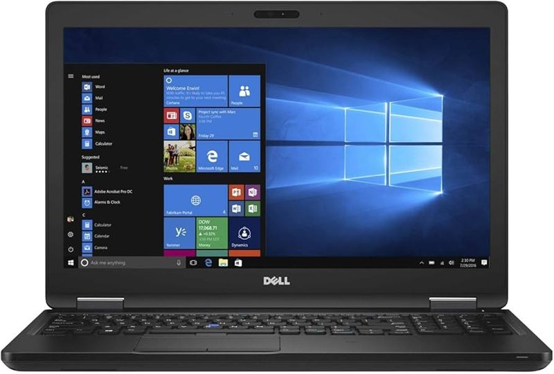 Dell Latitude 5580 7th Gen Intel Core i7-7600U 8GB DDR4 SDRAM 256GB SSD 15.6" 1366 x 768 Pixels Display Integrated Intel UHD Graphics