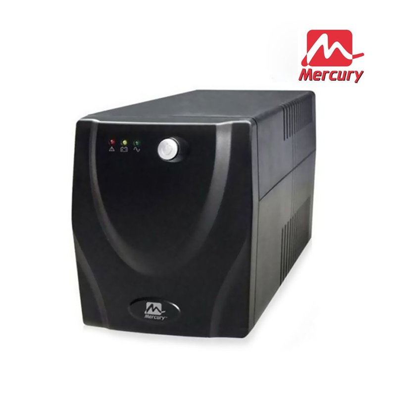 Mercury Elite 1500 Pro UPS UK Plug 1500VA/900W Offline 4 X Universal socket 2 X 8.2AH Battery