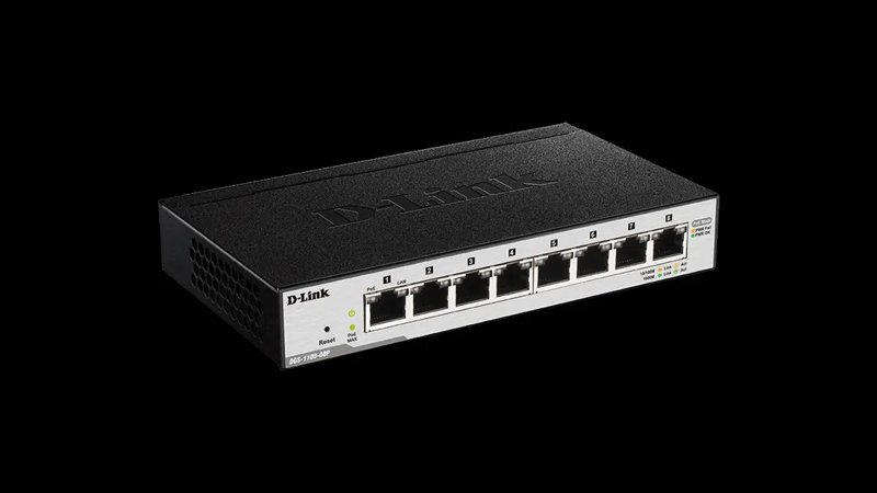 D-Link DGS-1100-08P Smart Managed 8?Port Desktop Gigabit Max PoE Switch