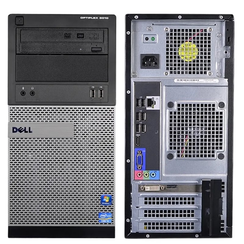 Dell Optiplex 3010 Tower Core i5 3.2GHz 4GB RAM 320GB HDD DVD-RW FreeDOS Desktop Computer 6 Months Warranty