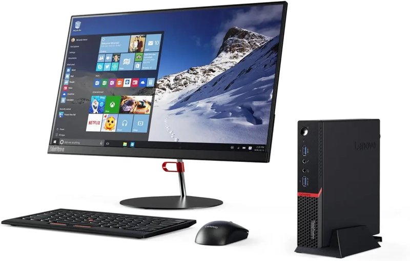 Lenovo ThinkCentre M900 Desktop 6th Gen Intel Core i5-6500T @2.7GHz 8GB RAM 500GB HDD Intel Graphics FreeDOS Plus 22" Monitor 6 Months Warranty
