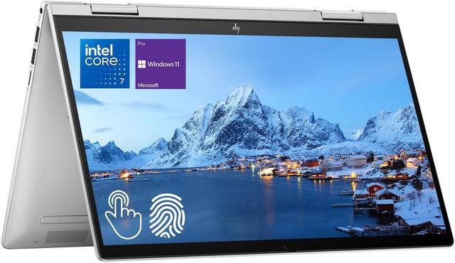 HP Envy 14 X360 14-es1023dx  2-in-1 Intel Core 7 15th Generation 5.4GHz 16GB RAM 512GB SSD 14" FHD IPS TouchScreen Webcam Fingerprint Bluetooth Wi-Fi Windows 11 Home Intel Iris Silver 1 Year Manufacturer Warranty