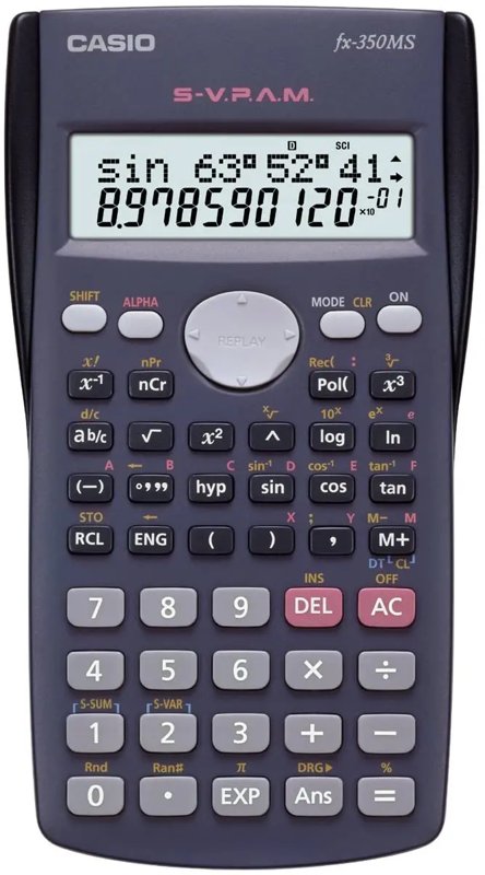 Casio FX-350MS 2-Line Display Scientific Calculator with 240 Functions
