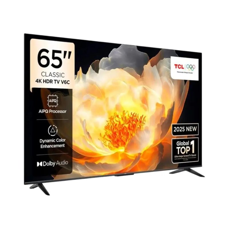 TCL 65" V6C AiPQ Processor 4K HDR Smart Google TV 65V6C