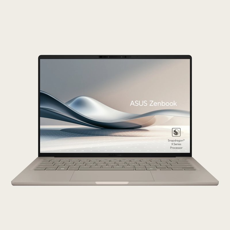 ASUS Zenbook A14 UX3407RA Qualcomm Snapdragon X Elite X1E 78-100 16GB RAM 512GB M.2 NVME PCIe 4.0 SSD 14" WUXGA OLED Display ‎Integrated Qualcomm Adreno GPU FHD Camera Windows 11 Home 1 Year Manufacturer Warranty
