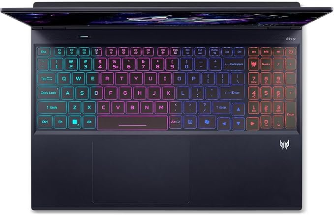 Acer Predator Helios Neo 16S AI Gaming Laptop Intel Core Ultra 9-275HX 16GB DDR5 RAM 1TB SSD 16" OLED WQXGA 240Hz Display 8GB GDDR7 GeForce RTX 5060 GPU Windows 11 Home Full-Size RGB Keyboard 1 Year Manufacturer