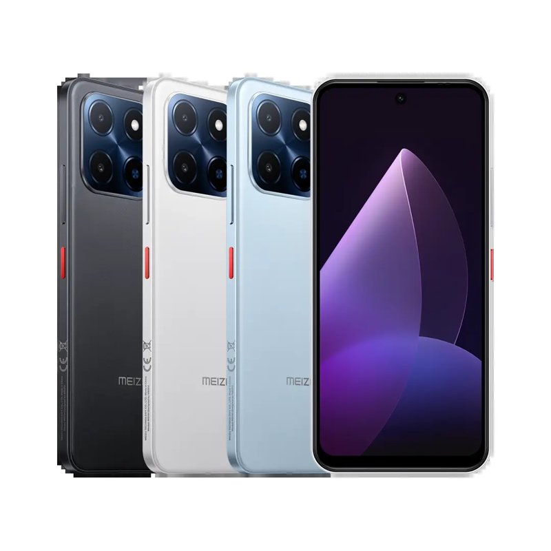 Meizu Mblu 22 128GB 4GB RAM 6.79" IPS LCD 90Hz Display Android 15 (Go Edition) 13MP Camera 5000mAh Battery Fingerprint (Side-Mounted) Nano-SIM 1 Year Warranty