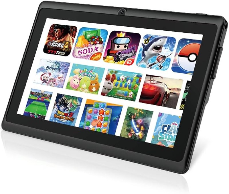 Modio M1 Tablet for Kids 128GB ROM 4GB RAM 7" Display Dual Camera 5G WiFi Tablet 3000mAh Battery