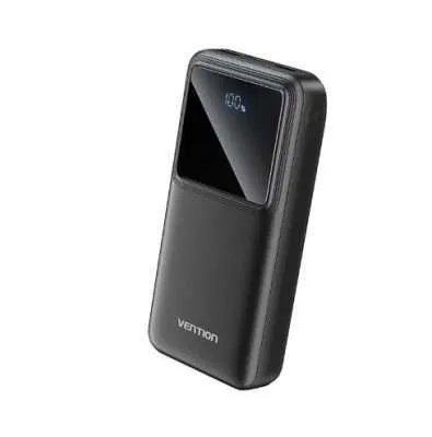 Vention 20000mAh 22.5W Power Bank (Micro-USB + USB-C + USB-A + USB-A) LED Display Type (FHLB0)