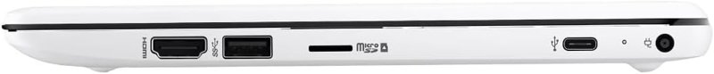 HP Stream 11-ak0030na Intel Celeron N4020 1.1GHz Up to 2.8GHz  4GB DDR4-2400 MHz RAM 64GB eMMC 11.6" HD Display Intel UHD Graphics 600 Dual Speakers-White